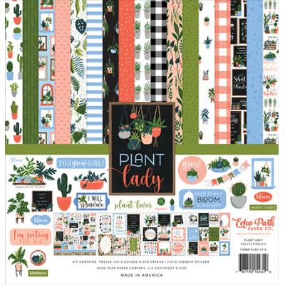 Echo Park Plant Lady Designpapier - Collection Kit